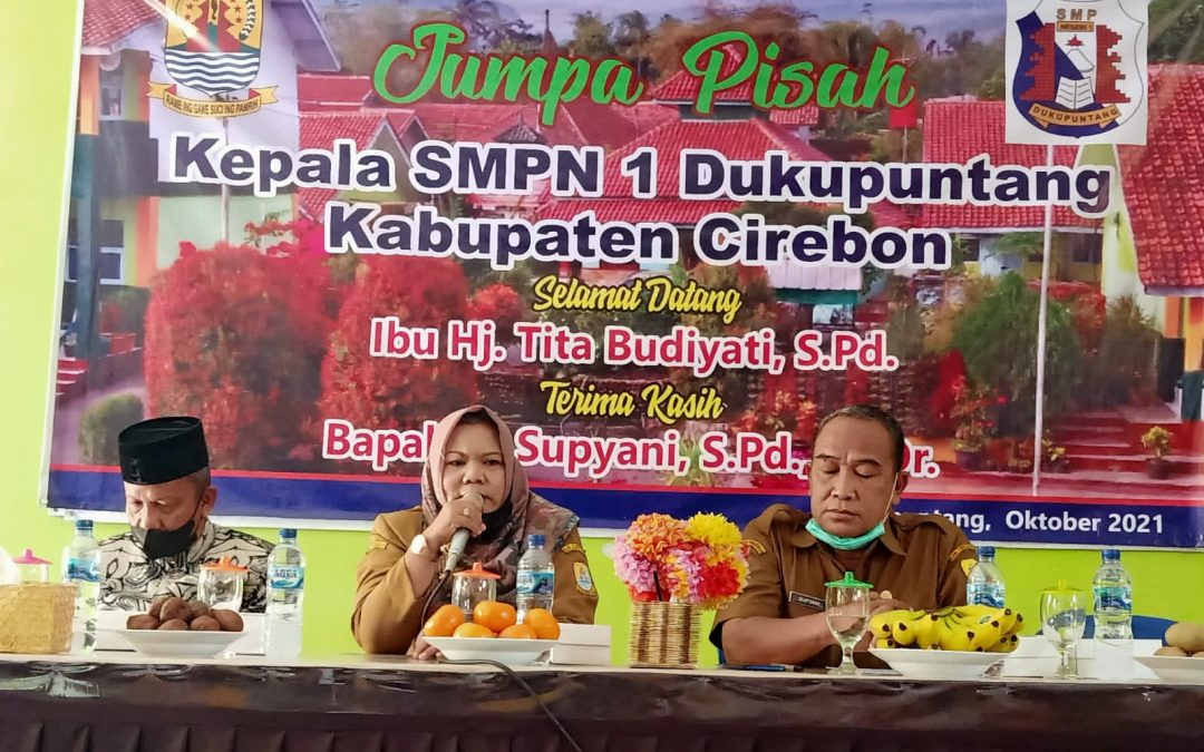 Jumpa Pisah Kepala SMPN 1 Dukupuntang